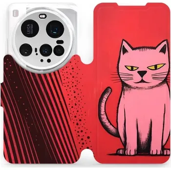 Pouzdro na mobilní telefon Flipové pouzdro Mobiwear - Xiaomi 15 Ultra - VP54S Kocourek (Knížkové flip pouzdro, obal, kryt na mobil Xiaomi 15 Ultra - VP54S Kocourek, materiál Umělá kůže + TPU - ochrana 360°, stojánek, silikonová vanička, magnetické zavírání)