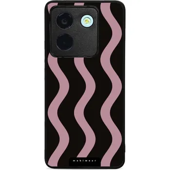 Pouzdro na mobilní telefon Lesklý kryt Mobiwear Glossy - Xiaomi POCO M7 Pro 5G - GA54G Fialové vlnky (Prémiové lesklé pouzdro, obal, kryt Mobiwear Glossy na mobil Xiaomi POCO M7 Pro 5G - GA54G Fialové vlnky, materiál Plast + TPU silikon - krytí po všech stranách, neošoupatelný)