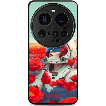 Pouzdro na mobilní telefon Lesklý kryt Mobiwear Glossy - Xiaomi 15 Ultra - G001G Astronautka v květech (Prémiové lesklé pouzdro, obal, kryt Mobiwear Glossy na mobil Xiaomi 15 Ultra - G001G Astronautka v květech, materiál Plast + TPU silikon - krytí po všech stranách, neošoupatelný)