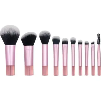 Kosmetický štětec 10dílná sada mini štětců na líčení na cesty | sada štětců, kosmetické štětce - Růžový