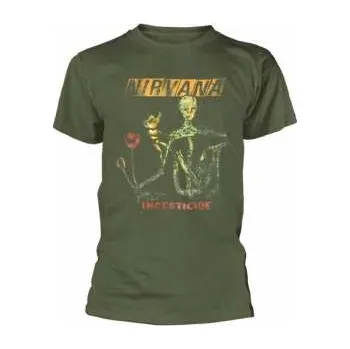 Pánské tričko Merch Nirvana: Tričko Reformant Incesticide (green) M 2021