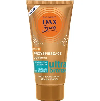 Přípravek na opalování Dax Sun Sun Accelerator se zlatými částicemi Ultra Bronze Travel 50ml