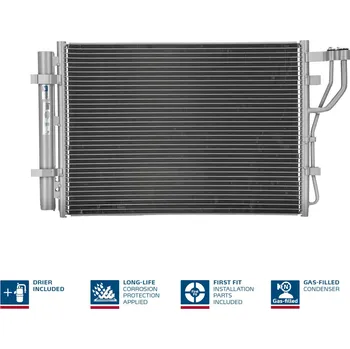 Výparník klimatizace Kondenzátor, klimatizace NISSENS 940251