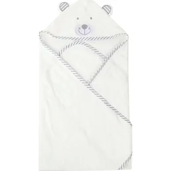 Teplá fleecová zavinovačka s kapucí pro miminka | dětská osuška, kojenecký župan - 8