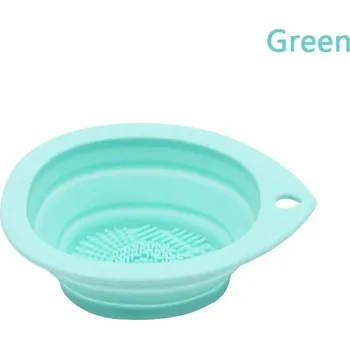 Kosmetický štětec Silikonový skládací čistič štětců na makeup a stíny | čistič štětců, kosmetické pomůcky - B.