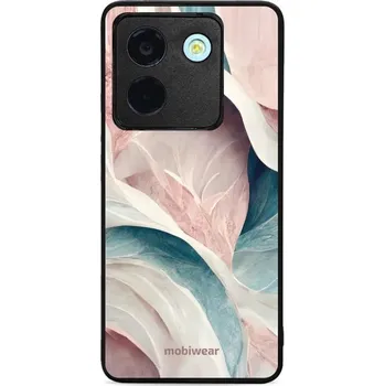 Pouzdro na mobilní telefon Lesklý kryt Mobiwear Glossy - Xiaomi POCO M7 Pro 5G - G026G - Růžový a zelenkavý mramor (Prémiové lesklé pouzdro, obal, kryt Mobiwear Glossy na mobil Xiaomi POCO M7 Pro 5G - G026G - Růžový a zelenkavý mramor, materiál Plast + TPU silikon - krytí po všech)