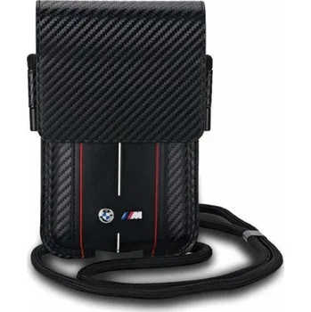 Oblečení a móda BMW BMW BMPSP15XMSCAKR Peněženka Carbon Red Stripes Black
