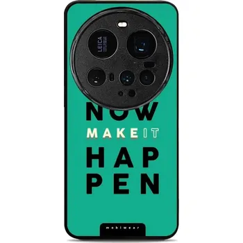 Pouzdro na mobilní telefon Lesklý kryt Mobiwear Glossy - Xiaomi 15 Ultra - G079G Make it hapen (Prémiové lesklé pouzdro, obal, kryt Mobiwear Glossy na mobil Xiaomi 15 Ultra - G079G Make it hapen, materiál Plast + TPU silikon - krytí po všech stranách, neošoupatelný potisk, tenké)