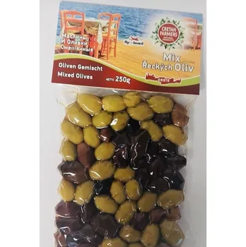 oliva CRETAN FARMERS Olivy řecké Mix 250g 250g