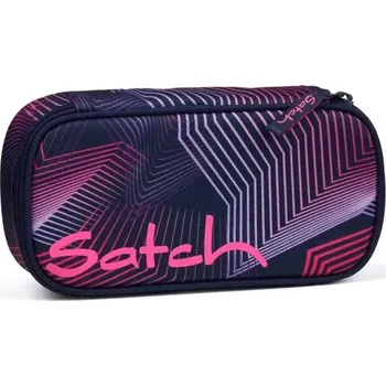 Školní batoh Studentský penál Ergobag Satch - Seismic Pink