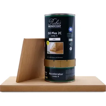 Olej na dřevo Rubio Monocoat Oil Plus 2C Probarvený Olej S Akcelerátorem 1,3l, Black