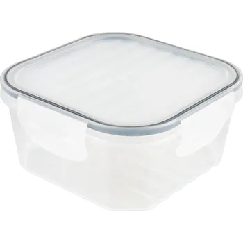 Dóza na potraviny Dóza UH s těsněním Lux QUICK čtvercová 1400ml transparentní