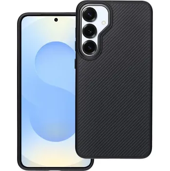 Náhradní kryt pro mobilní telefon Kryt Carbon Elite Mag Cover s Magsafe Samsung Galaxy S25 Plus black