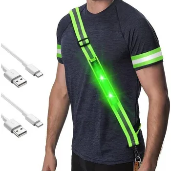 Kompresor ALFFREUDE LED reflexní pásek Běžecký