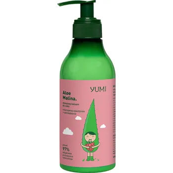 Tělový balzám Yumi Aloe Malina tělový balzám s aloe vera, 300 ml