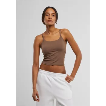 Ladies Sports Top adjustable - mocca brown L