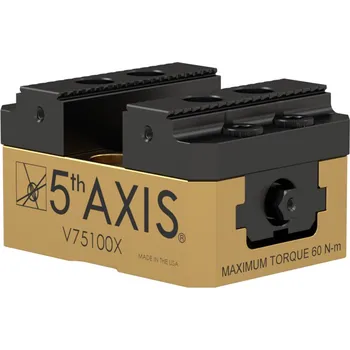 Svěrák 5-osý svěrák V75100X, šíře 75 mm, rozevření 40/76 mm