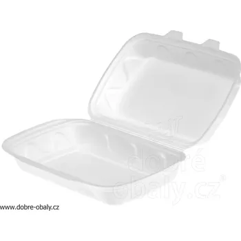 Jednorázové nádobí Menu box 1-dílný 240x210x65 mm XPS - Menu box 1-dílný 240x210x65