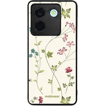 Pouzdro na mobilní telefon Lesklý kryt Mobiwear Glossy - Xiaomi POCO M7 Pro 5G - G035G - Tenké rostlinky s květy (Prémiové lesklé pouzdro, obal, kryt Mobiwear Glossy na mobil Xiaomi POCO M7 Pro 5G - G035G - Tenké rostlinky s květy, materiál Plast + TPU silikon - krytí po všech)