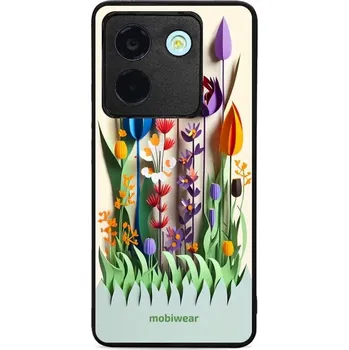 Pouzdro na mobilní telefon Lesklý kryt Mobiwear Glossy - Xiaomi POCO M7 Pro 5G - G015G Barevné květinky (Prémiové lesklé pouzdro, obal, kryt Mobiwear Glossy na mobil Xiaomi POCO M7 Pro 5G - G015G Barevné květinky, materiál Plast + TPU silikon - krytí po všech stranách, neošoupateln