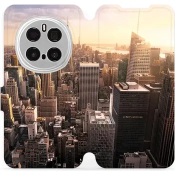 Pouzdro na mobilní telefon Flipové pouzdro Mobiwear - Honor Magic7 Pro 5G - M138P New York (Knížkové flip pouzdro, obal, kryt na mobil Honor Magic7 Pro 5G - M138P New York, materiál Umělá kůže + TPU - ochrana 360°, stojánek, silikonová vanička, magnetické zavírání)