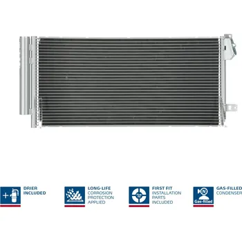 Výparník klimatizace Kondenzátor, klimatizace NISSENS 940169