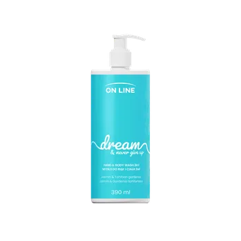 Mýdlo On Line Dream&Never Give Up tekuté mýdlo na mytí těla a rukou, 390 ml