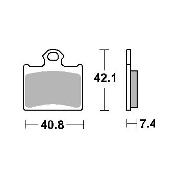 Brzdová destička SBS brzdové destičky KH602 OFF-ROAD sintrované barva zlatá KTM FREERIDE, SX85 zadní (SBS brzdové destičky KH602 OFF-ROAD sintrované barva zlatá KTM FREERIDE, SX85 zadní)