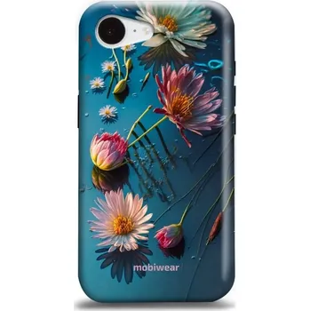 Pouzdro na mobilní telefon Odolný obal Mobiwear Elite Pro - Apple iPhone 16e - E013E Květy na hladině (Odolné pouzdro, obal kryt Mobiwear Elite Pro - maximální ochrana mobilu Apple iPhone 16e, zesílené hrany, přesné výřezy, pohodlné držení, odolná grafika, kvalitní materiály)