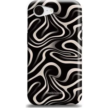 Pouzdro na mobilní telefon Odolný obal Mobiwear Elite Pro - Apple iPhone 16e - EA68E Vlnky a linky (Odolné pouzdro, obal kryt Mobiwear Elite Pro - maximální ochrana mobilu Apple iPhone 16e, zesílené hrany, přesné výřezy, pohodlné držení, odolná grafika, kvalitní materiály)