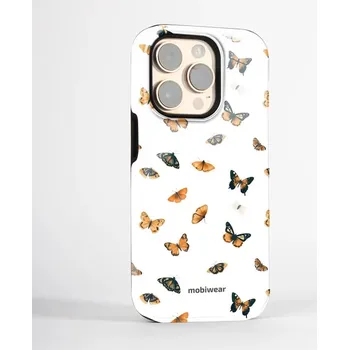 Pouzdro na mobilní telefon Odolný obal Mobiwear Elite Pro - Samsung Galaxy S25 Edge - EP76E Oranžoví motýlci (Odolné pouzdro, obal kryt Mobiwear Elite Pro - maximální ochrana mobilu Samsung Galaxy S25 Edge, zesílené hrany, přesné výřezy, pohodlné držení, odolná grafika, kvalitní)