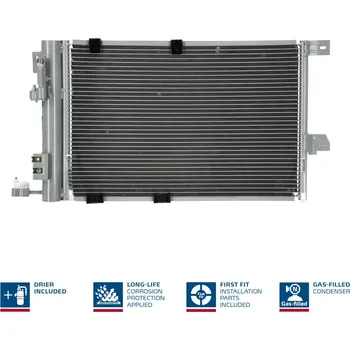 Výparník klimatizace Kondenzátor, klimatizace NISSENS 94384