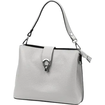 Kabelka Dámská kabelka Luka 24-069 DOLLARO světle šedá + doprava zdarma