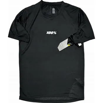 Pánské tričko 100% Pánské tričko 100% RIDECAMP Jersey s krátkým rukávem Černá velikost. M (VÝPRODEJ -50%)