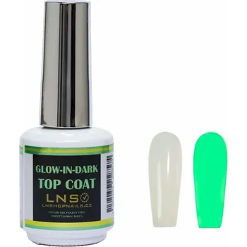 Přípravek na nehty TOP COAT GLOW IN THE DARK 15ML