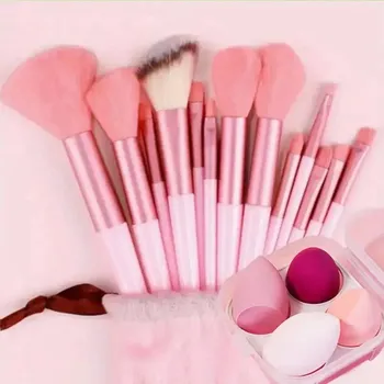 Kosmetický štětec Profesionální sada štětců na líčení s doplňky pro začátečníky i experty | sada štětců, kosmetická sada - VÍCE