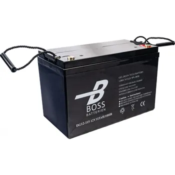 Autobaterie baterie BOSS Deep Cycle GEL 12V 150Ah 484x171x241/241 M8 1200 cyklů