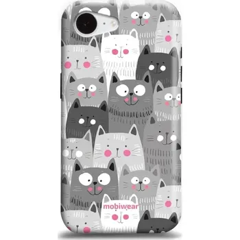 Pouzdro na mobilní telefon Odolný obal Mobiwear Elite Pro - Apple iPhone 16e - E099E Kočičky (Odolné pouzdro, obal kryt Mobiwear Elite Pro - maximální ochrana mobilu Apple iPhone 16e, zesílené hrany, přesné výřezy, pohodlné držení, odolná grafika, kvalitní materiály)