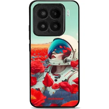 Pouzdro na mobilní telefon Lesklý kryt Mobiwear Glossy - Xiaomi 15 - G001G Astronautka v květech (Prémiové lesklé pouzdro, obal, kryt Mobiwear Glossy na mobil Xiaomi 15 - G001G Astronautka v květech, materiál Plast + TPU silikon - krytí po všech stranách, neošoupatelný potisk, tenk