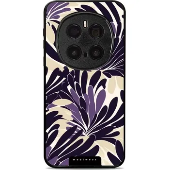 Pouzdro na mobilní telefon Lesklý kryt Mobiwear Glossy - Honor Magic7 Pro 5G - GA47G Fialová flóra (Prémiové lesklé pouzdro, obal, kryt Mobiwear Glossy na mobil Honor Magic7 Pro 5G - GA47G Fialová flóra, materiál Plast + TPU silikon - krytí po všech stranách, neošoupatelný potisk,)