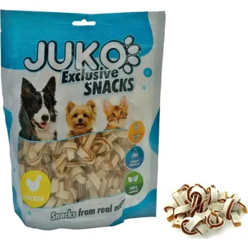 Pamlsek pro kočku Knoted Chicken Sandwich JUKO Snacks 250 g