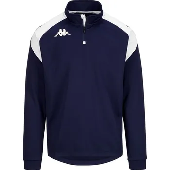 Pánská mikina KAPPA4FOOTBALL LOVATO mikina modrá-bílá S