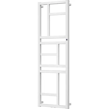 Radiátor Koupelnový radiátor MONDRIAN bílá barva - Bílá, 300, 40, 85, 400 x 832 mm, Středové 50 mm (RADMON408035SP) HOPA