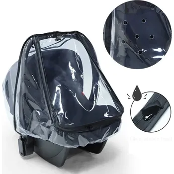 Pláštěnka na kočárek s dvojitým zipem a odvětráváním | pláštěnka dětská, kryt na kočárek