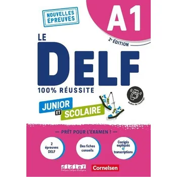 Německý jazyk Le DELF scolaire A1 - Prüfungsvorbereitung - Ausgabe 2023 - Übungsheft mit Audios und Lösungen