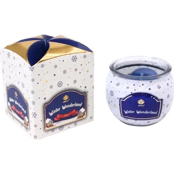 Svíčka ARÔME Svíčka 90 g, ve skle a flower boxu, ORANGE & CLOVE