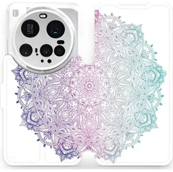 Pouzdro na mobilní telefon Flipové pouzdro Mobiwear - Xiaomi 15 Ultra - M008S Mandala (Knížkové flip pouzdro, obal, kryt na mobil Xiaomi 15 Ultra - M008S Mandala, materiál Umělá kůže + TPU - ochrana 360°, stojánek, silikonová vanička, magnetické zavírání)