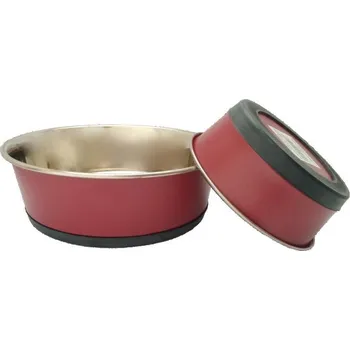 Miska pro psa Miska nerez těžká silikonový pásek 2,25 l