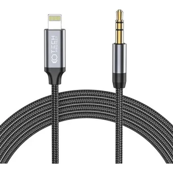 Audio kabel Tech-Protect UltraBoost Lightning - AUX Mini Jack 3,5 mm, 1 m, černý