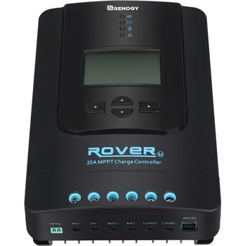 Příslušenství ke karavanu Renogy Renogy solární regulátor nabíjení Rover Li 20 Amp MPPT